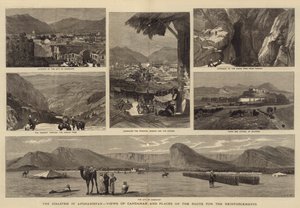 Le Désastre en Afghanistan, Vues de Candahar et des Lieux sur la Route des Renforts